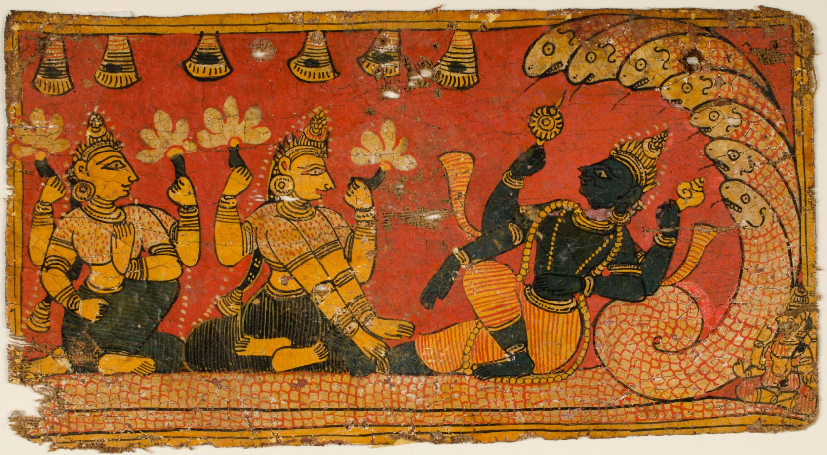 Vishnu disteso sull'oceano cosmico, Anantashayana